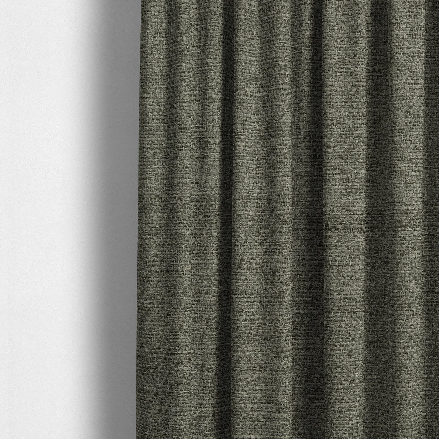 Washington Textured Chenille Grey Colour Upholstery Fabric CTR-1346 - Made To Measure Curtains