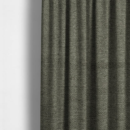 Washington Textured Chenille Grey Colour Upholstery Fabric CTR-1346 - Made To Measure Curtains