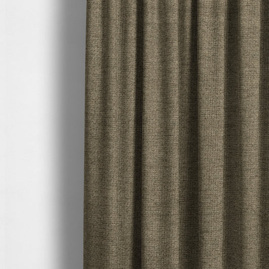 Eddison Soft Weave Water Repellent Treated Material Brown Colour Upholstery Fabric CTR-1356 - Made To Measure Curtains