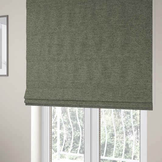 Eddison Soft Weave Water Repellent Treated Material Pebble Grey Colour Upholstery Fabric CTR-1361 - Roman Blinds