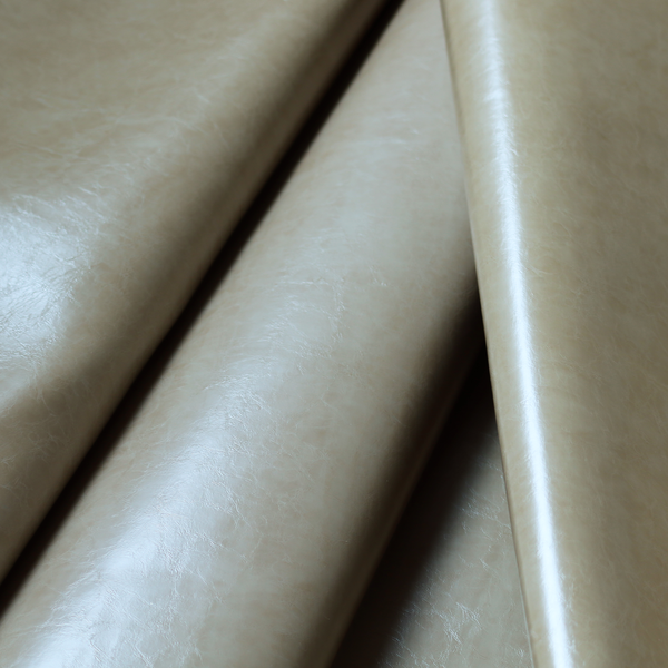 Padua Faux Leather Glossy Effect In Grey Colour CTR-1362