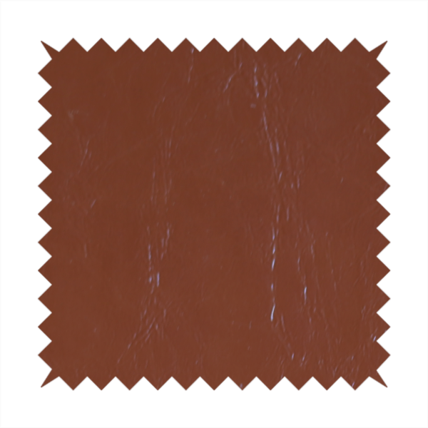 Padua Faux Leather Glossy Effect In Tan Brown Colour CTR-1363