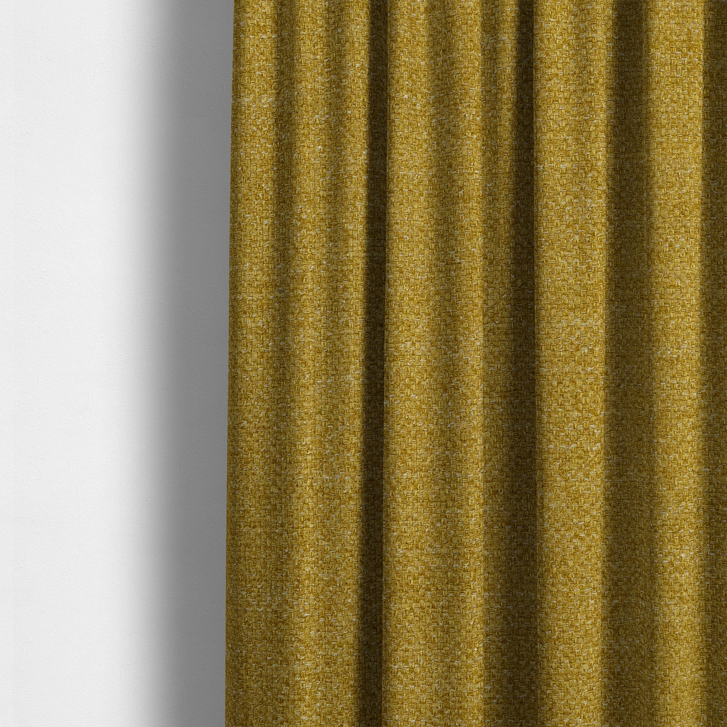 Malta Basket Weave Material Yellow Colour Upholstery Fabric CTR-1363 - Made To Measure Curtains