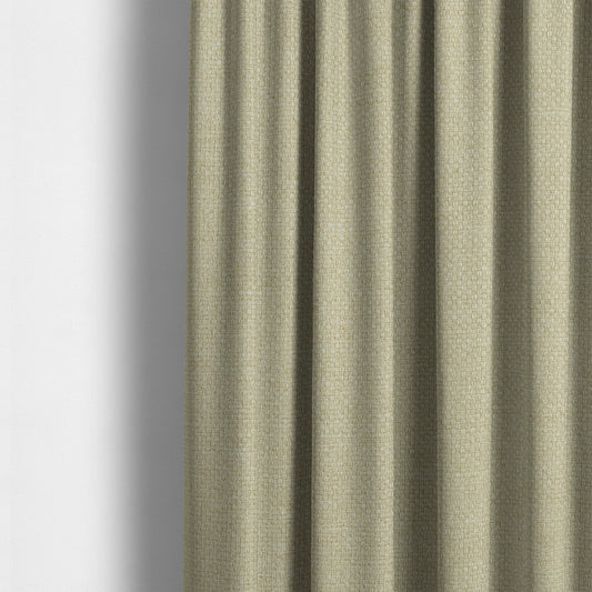 Malta Basket Weave Material Cream Colour Upholstery Fabric CTR-1365 - Made To Measure Curtains