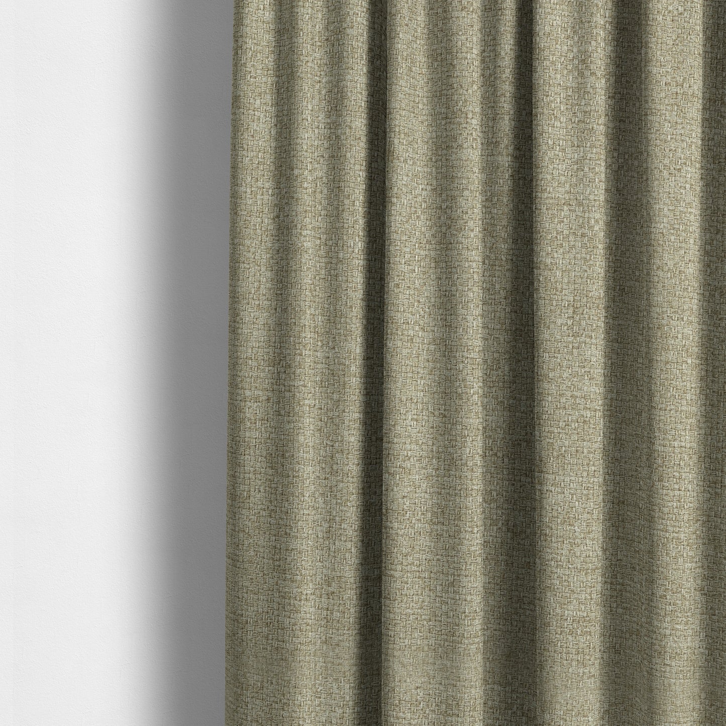 Malta Basket Weave Material Beige Colour Upholstery Fabric CTR-1366 - Made To Measure Curtains