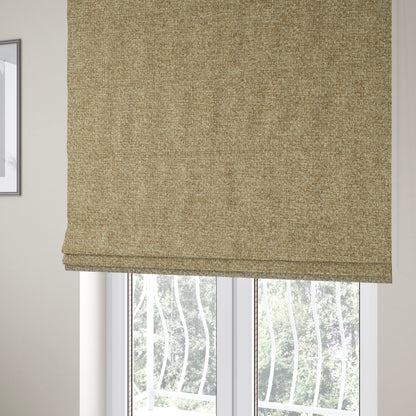 Malta Basket Weave Material Caramel Brown Colour Upholstery Fabric CTR-1367 - Roman Blinds