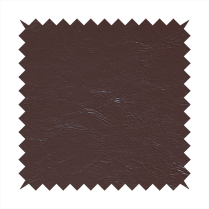 Padua Faux Leather Glossy Effect In Dark Brown Colour CTR-1369
