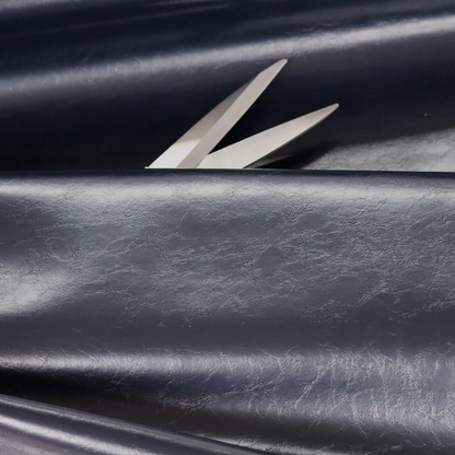 Padua Faux Leather Glossy Effect In Blue Colour CTR-1370