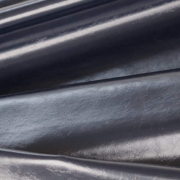 Padua Faux Leather Glossy Effect In Blue Colour CTR-1370