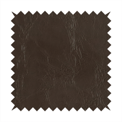 Padua Faux Leather Glossy Effect In Chocolate Brown Colour CTR-1371