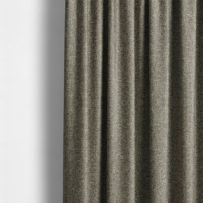 Malta Basket Weave Material Pebble Grey Colour Upholstery Fabric CTR-1371 - Made To Measure Curtains