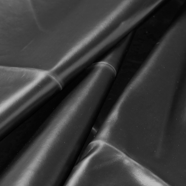 Padua Faux Leather Glossy Effect In Black Colour CTR-1372