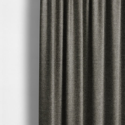 Malta Basket Weave Material Steel Grey Colour Upholstery Fabric CTR-1372 - Made To Measure Curtains