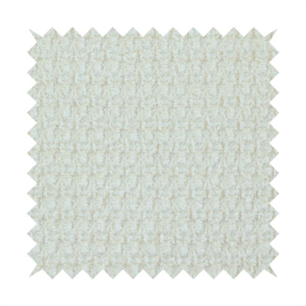 Chicago Bobble Effect Chenille Upholstery Fabric Light Beige Colour CTR-1373