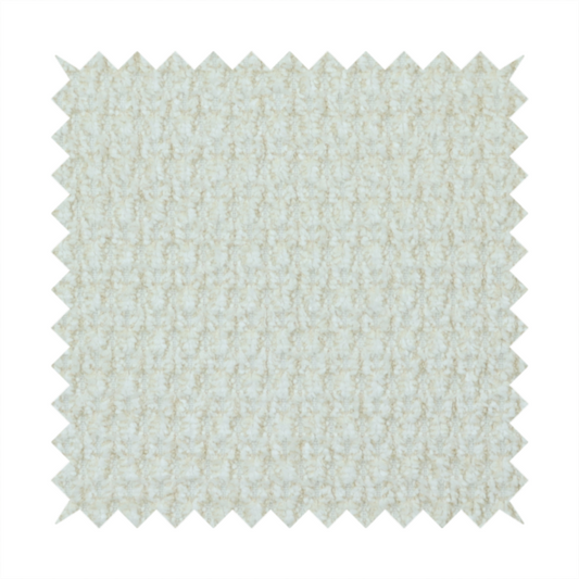 Chicago Bobble Effect Chenille Upholstery Fabric Light Beige Colour CTR-1373