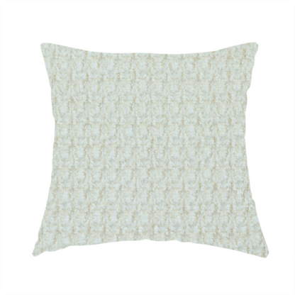 Chicago Bobble Effect Chenille Upholstery Fabric Light Beige Colour CTR-1373 - Handmade Cushions