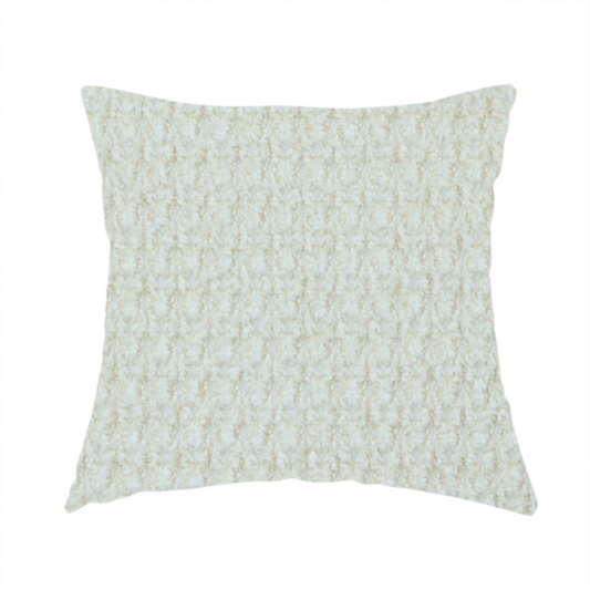Chicago Bobble Effect Chenille Upholstery Fabric Light Beige Colour CTR-1373 - Handmade Cushions