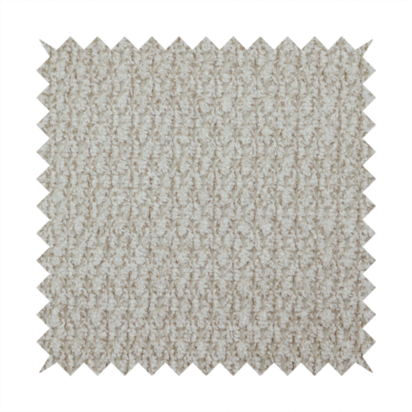 Chicago Bobble Effect Chenille Upholstery Fabric Beige Colour CTR-1374 - Made To Measure Curtains