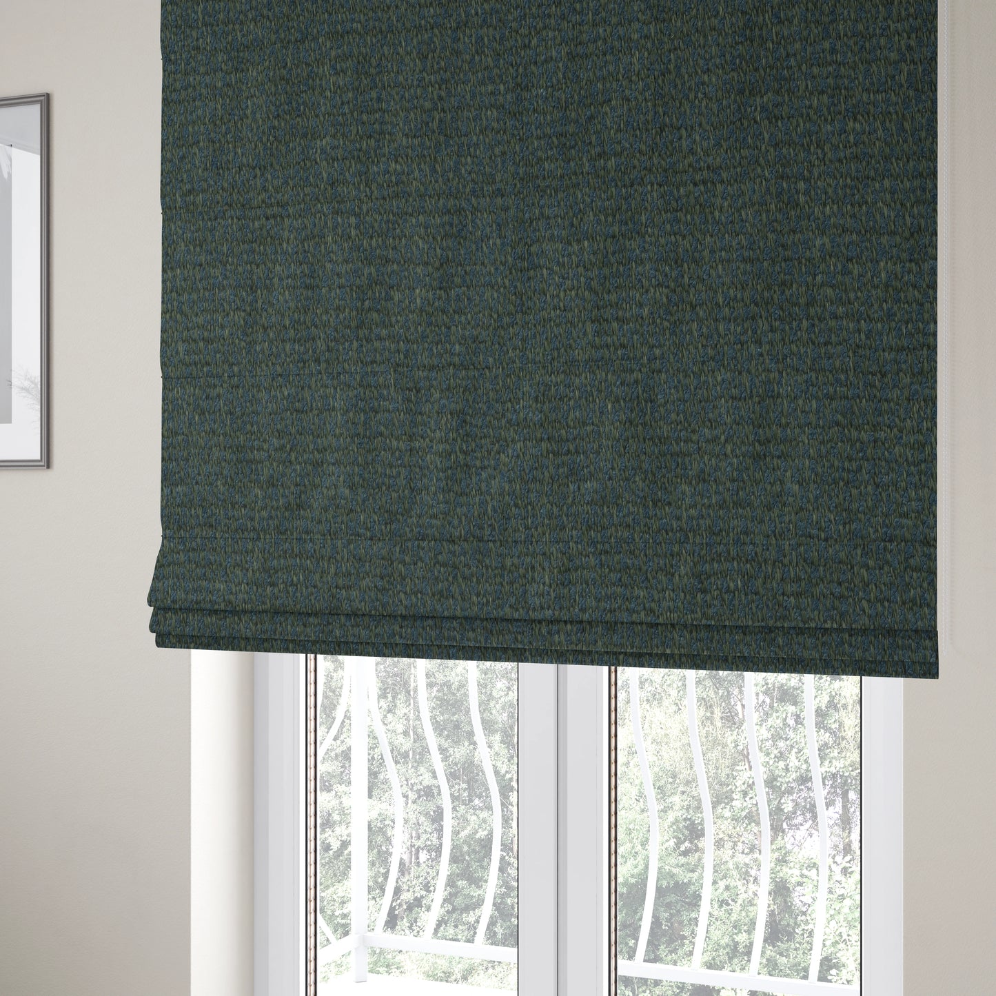 Antalya Textured Basket Weave Recycled PET Clean Easy Upholstery Fabric CTR-1385 - Roman Blinds