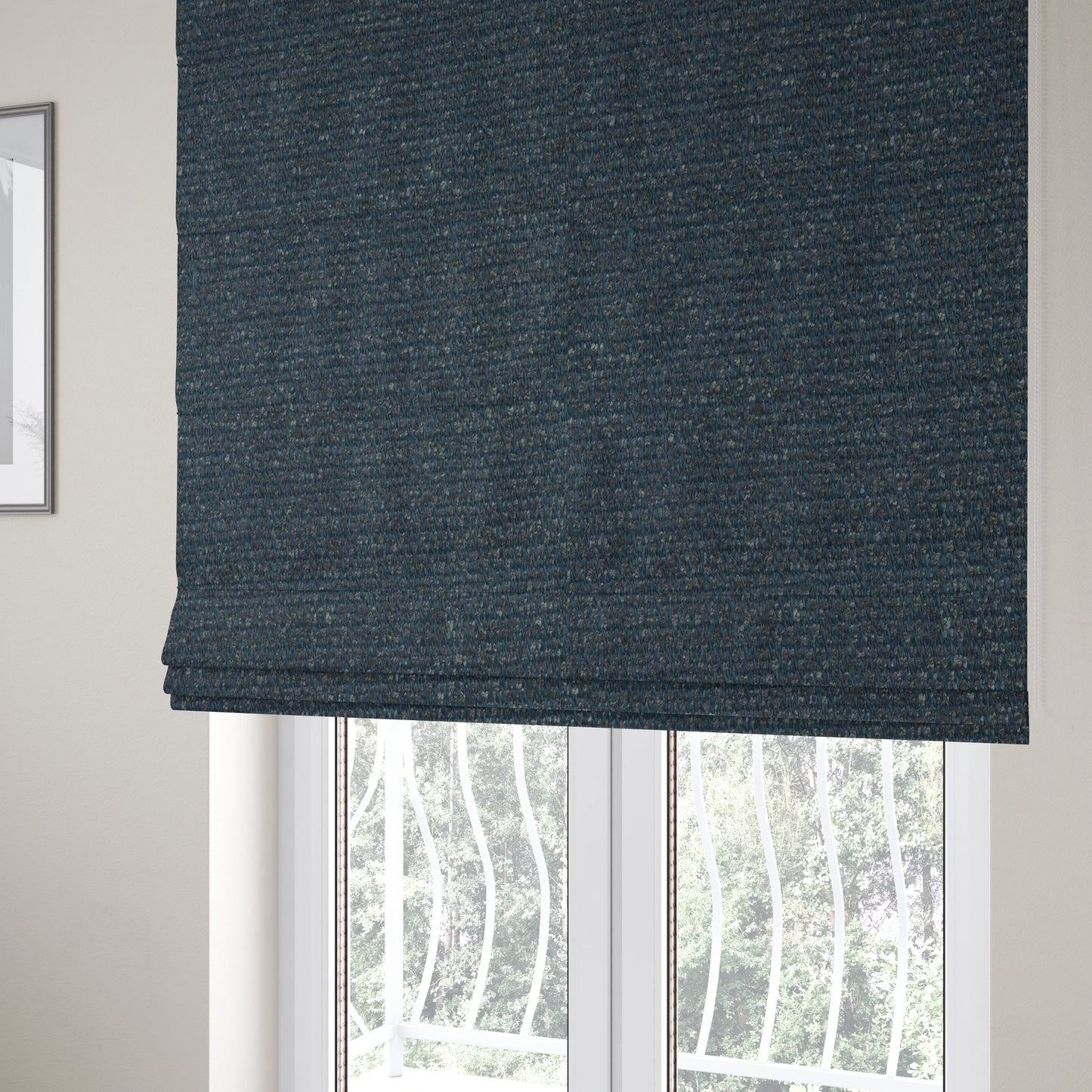 Antalya Textured Basket Weave Recycled PET Clean Easy Upholstery Fabric CTR-1387 - Roman Blinds