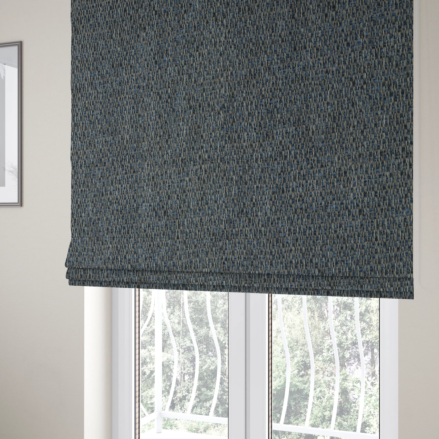 Antalya Textured Basket Weave Recycled PET Clean Easy Upholstery Fabric CTR-1389 - Roman Blinds