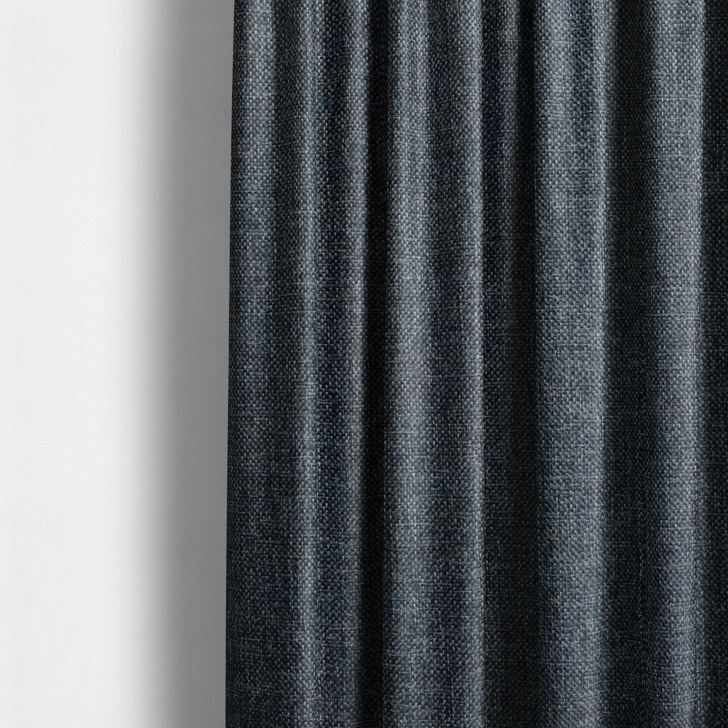 Monaco Fine Plain Weave Denim Blue Upholstery Fabric CTR-1398 - Made To Measure Curtains