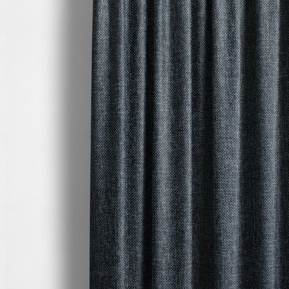 Monaco Fine Plain Weave Denim Blue Upholstery Fabric CTR-1398 - Made To Measure Curtains