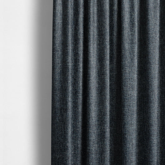 Monaco Fine Plain Weave Denim Blue Upholstery Fabric CTR-1398 - Made To Measure Curtains