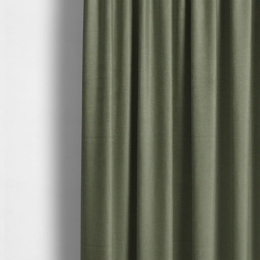 Monaco Fine Plain Weave Green Upholstery Fabric CTR-1401 - Made To Measure Curtains