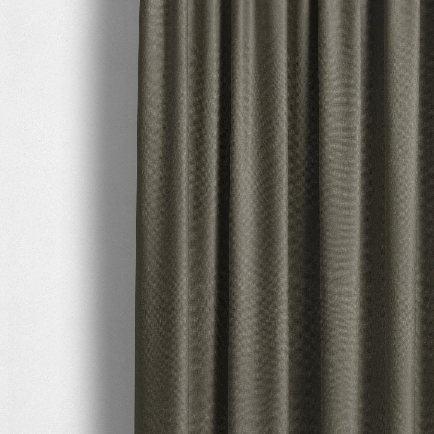 Monaco Fine Plain Weave Brown Upholstery Fabric CTR-1402 - Made To Measure Curtains