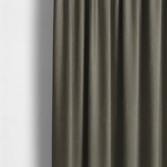 Monaco Fine Plain Weave Brown Upholstery Fabric CTR-1402 - Made To Measure Curtains