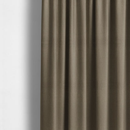 Monaco Fine Plain Weave Brown Beige Upholstery Fabric CTR-1403 - Made To Measure Curtains