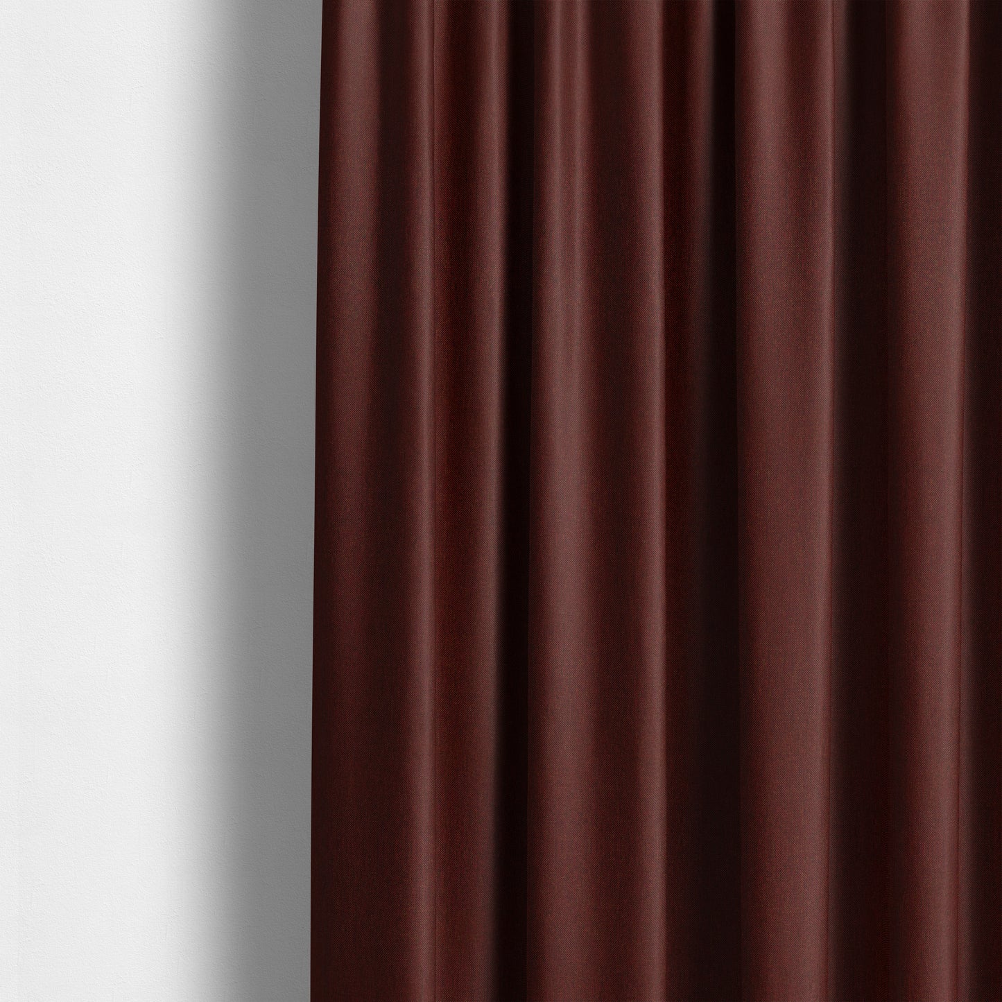 Monaco Fine Plain Weave Red Brown Upholstery Fabric CTR-1405 - Made To Measure Curtains