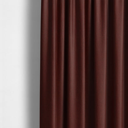 Monaco Fine Plain Weave Red Brown Upholstery Fabric CTR-1405 - Made To Measure Curtains