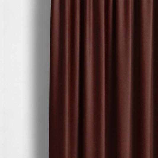 Monaco Fine Plain Weave Red Brown Upholstery Fabric CTR-1405 - Made To Measure Curtains