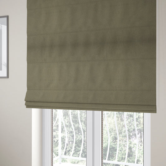 Monaco Fine Plain Weave Grey Upholstery Fabric CTR-1411 - Roman Blinds