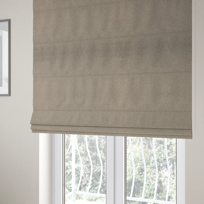 Monaco Fine Plain Weave Grey White Upholstery Fabric CTR-1415 - Roman Blinds