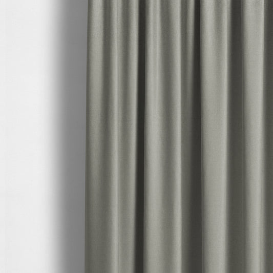 Monaco Fine Plain Weave Silver White Upholstery Fabric CTR-1416 - Made To Measure Curtains