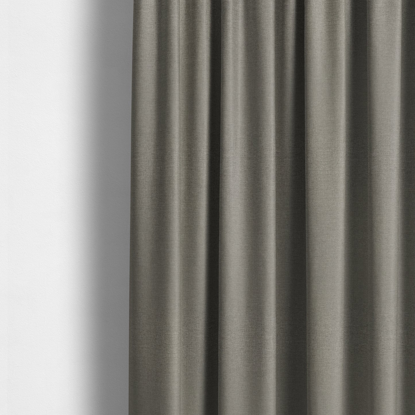 Monaco Fine Plain Weave Grey White Upholstery Fabric CTR-1417 - Made To Measure Curtains