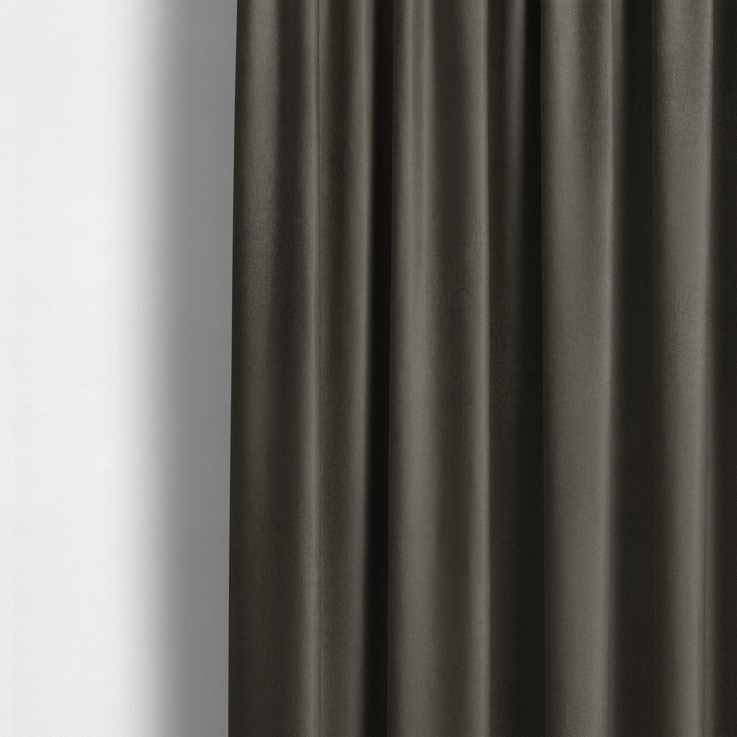 Monaco Fine Plain Weave Grey Black Upholstery Fabric CTR-1418 - Made To Measure Curtains