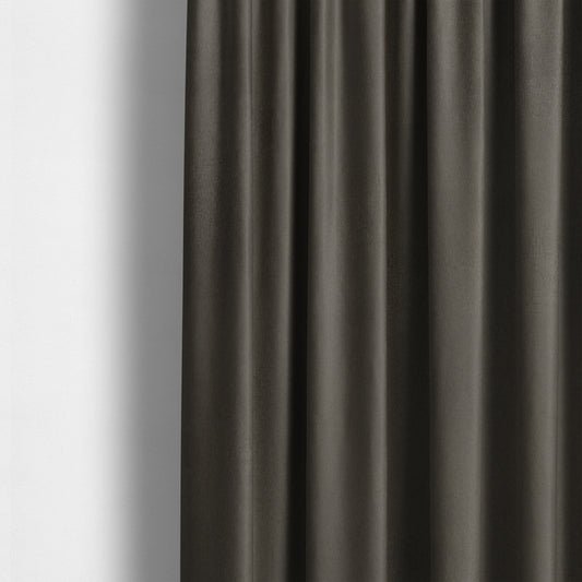 Monaco Fine Plain Weave Grey Black Upholstery Fabric CTR-1418 - Made To Measure Curtains