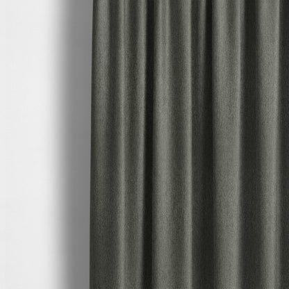 Monaco Fine Plain Weave Grey Upholstery Fabric CTR-1420 - Made To Measure Curtains