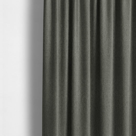 Monaco Fine Plain Weave Grey Upholstery Fabric CTR-1420 - Made To Measure Curtains