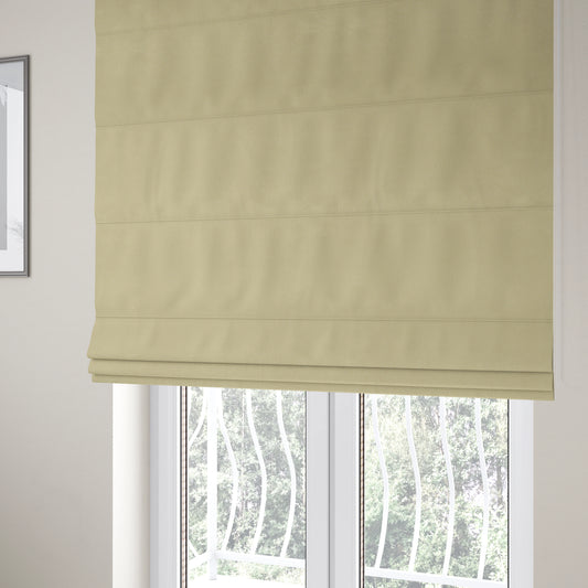 Bali Soft Texture Plain Water Repellent Beige Upholstery Fabric CTR-1421 - Roman Blinds