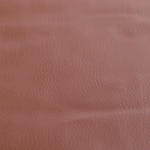 Gorizia Faux Leather Plain Grain Effect In Orange Colour Upholstery Fabric CTR-1425