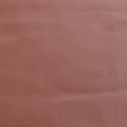 Gorizia Faux Leather Plain Grain Effect In Orange Colour Upholstery Fabric CTR-1425