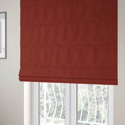 Bali Soft Texture Plain Water Repellent Red Upholstery Fabric CTR-1426 - Roman Blinds