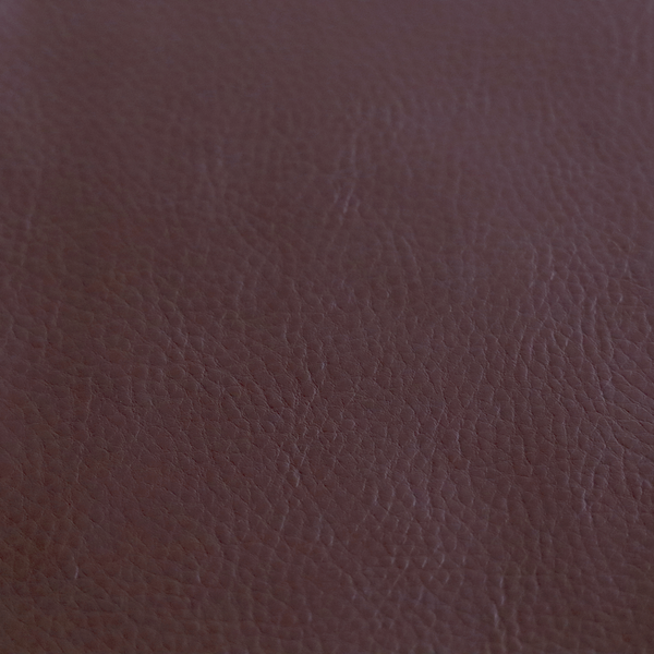 Gorizia Faux Leather Plain Grain Effect In Purple Colour Upholstery Fabric CTR-1429