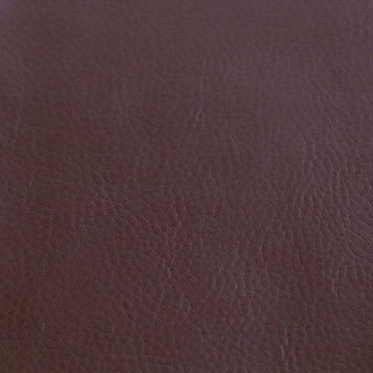 Gorizia Faux Leather Plain Grain Effect In Purple Colour Upholstery Fabric CTR-1429