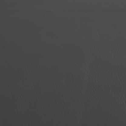 Gorizia Faux Leather Plain Grain Effect In Grey Colour Upholstery Fabric CTR-1431